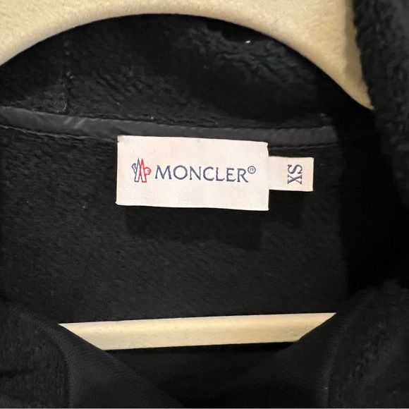 Moncler Black Puffer Jacket with Hoodie - Picture 3 of 6